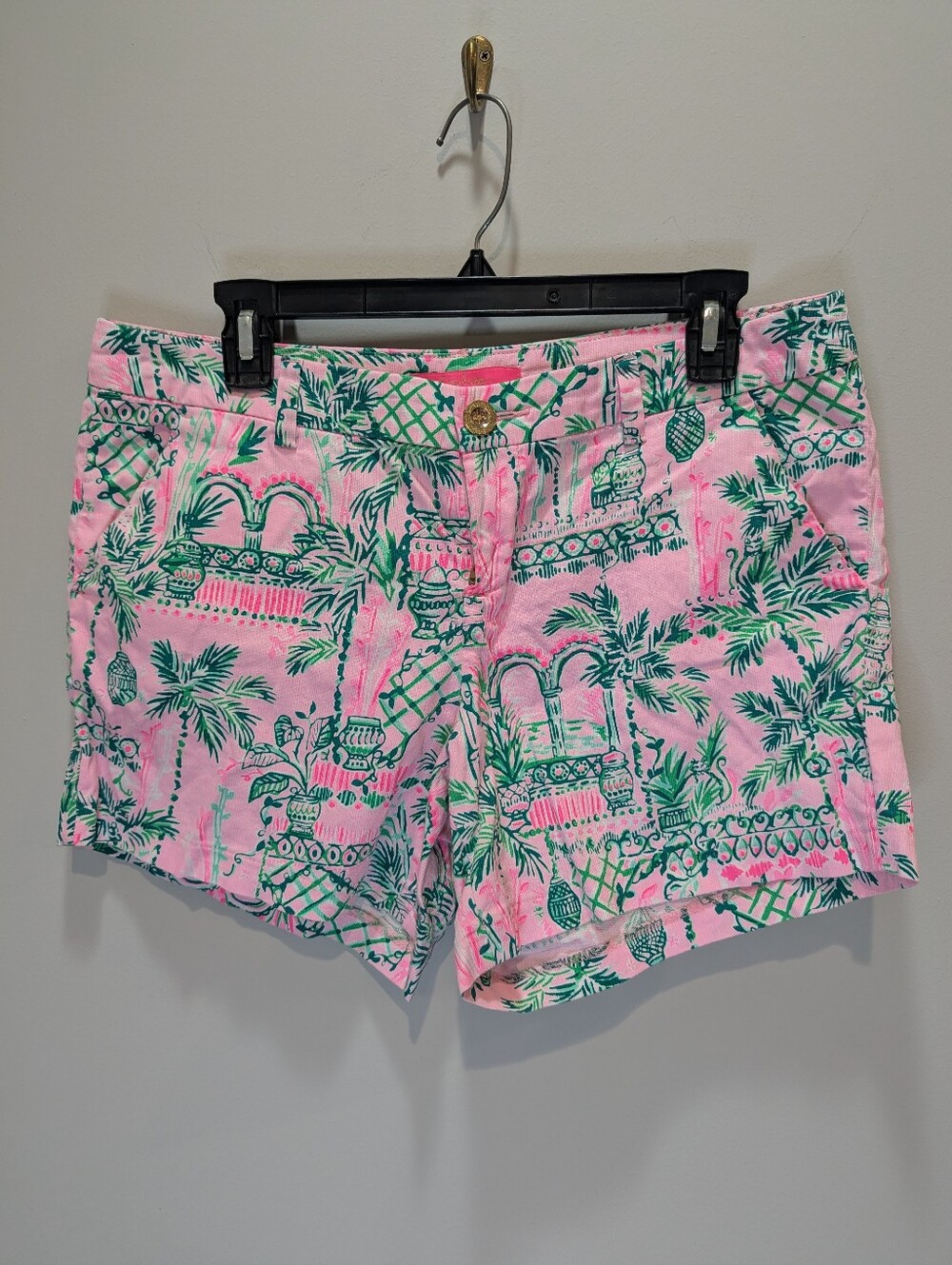 Lilly Pulitzer Callahan Shorts Mandevilla Baby Always Worth It Size 8